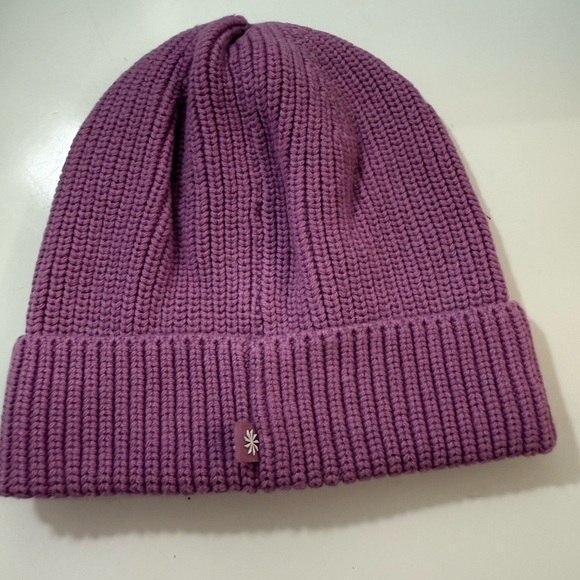 Athleta Women's Purple Knit Beanie - Picture 3 of 6